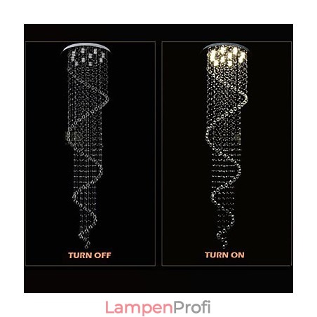Moderne Kristall Pendelleuchte Kronleuchter Beleuchtung Lampen Leuchten mit Einzelner Spirale D70CM H250CM Moderne Kristall Pendelleuchte Kronleuchter Beleuchtung Lampen Leuchten mit Einzelner Spirale D70CM H250CM