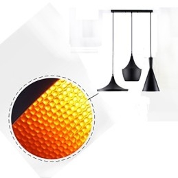 Pendelleuchte aus bemaltem Metall im Mini-Stil