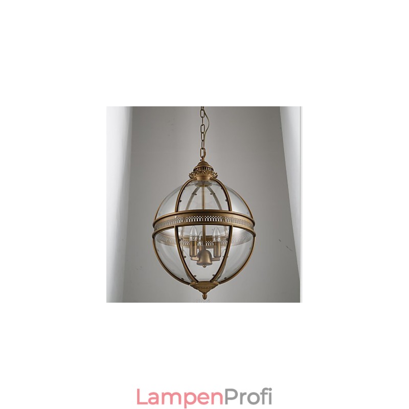 Eisen Bronze Kronleuchter Lampe Glas