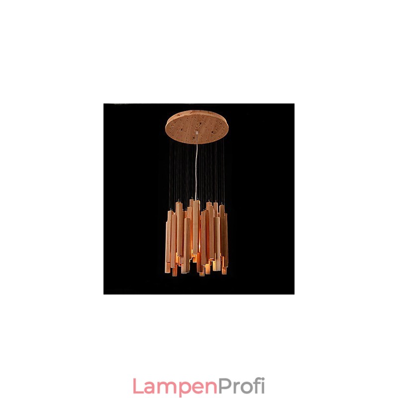 Hotel Engineering Wood Art Line Kronleuchter