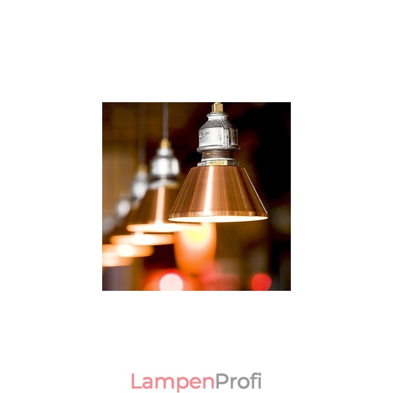 Hängelampe aus Metall im Vintage-Stil