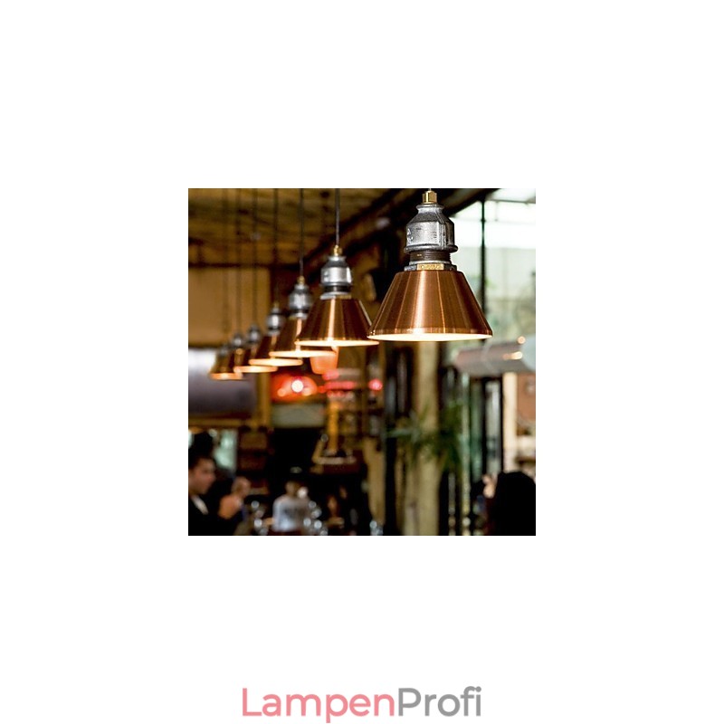 Hängelampe aus Metall im Vintage-Stil