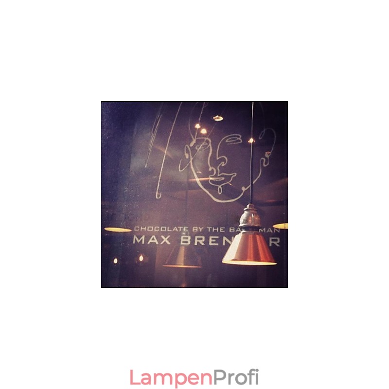 Hängelampe aus Metall im Vintage-Stil