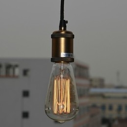 Traditionelle, klassische, galvanisierte Pendelleuchte im Mini-Stil im Vintage-Stil