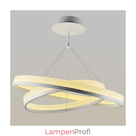 Designgeprüfte Hängeleuchte mit Kronleuchter