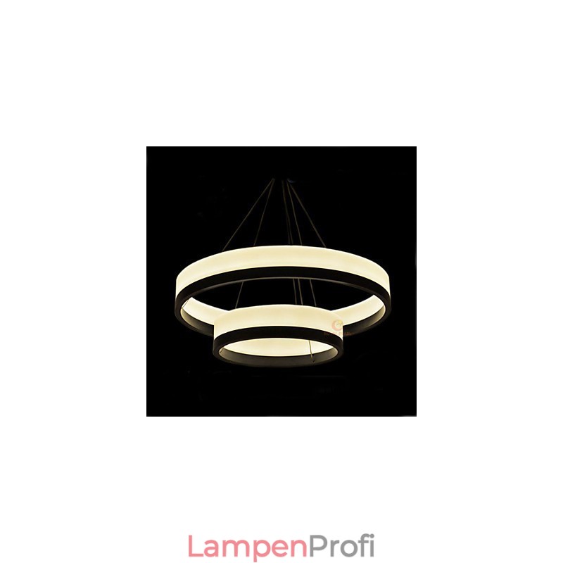 Designgeprüfte Hängeleuchte mit Kronleuchter