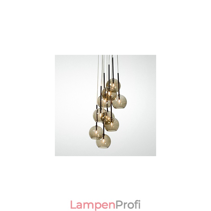 Pendelleuchte aus bemaltem Metall im Landhausstil im Mini-Stil