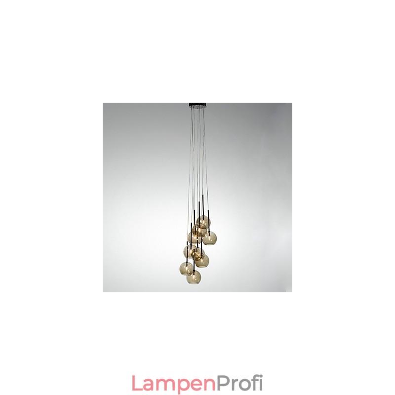 Pendelleuchte aus bemaltem Metall im Landhausstil im Mini-Stil