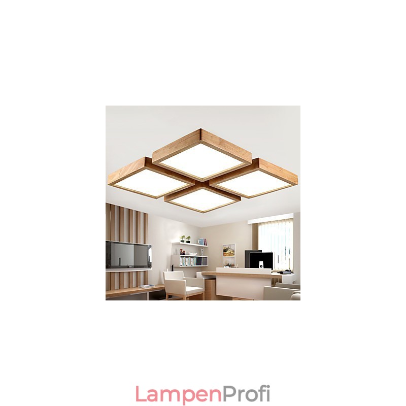Moderne zeitgenössische Country Mini-Stil andere Holz Bambus Pendelleuchte