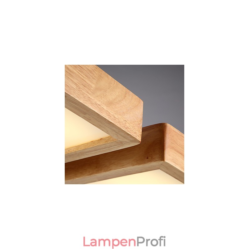 Moderne zeitgenössische Country Mini-Stil andere Holz Bambus Pendelleuchte