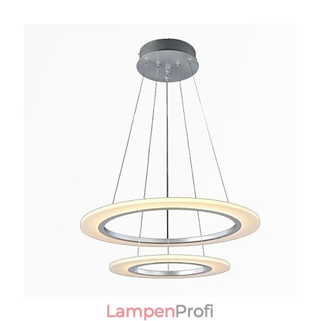 Moderne Pendelleuchte Deckenleuchte Kronleuchter Lampenfassungen mit 2 Ringen