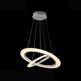 Moderne Pendelleuchte Deckenleuchte Kronleuchter Lampenfassungen mit 2 Ringen