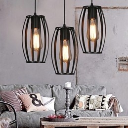 Creative Loft Wiederherstellung alter Wege Single Head Schmiedeeisen Kronleuchter Lampe