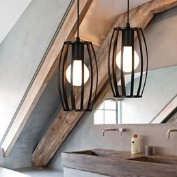 Creative Loft Wiederherstellung alter Wege Single Head Schmiedeeisen Kronleuchter Lampe