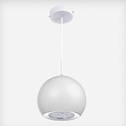 Moderne zeitgenössische Globus Malerei Metall Pendelleuchte