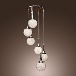 Moderner zeitgenössischer Globus, galvanisiertes Metall, Unterputzmontage