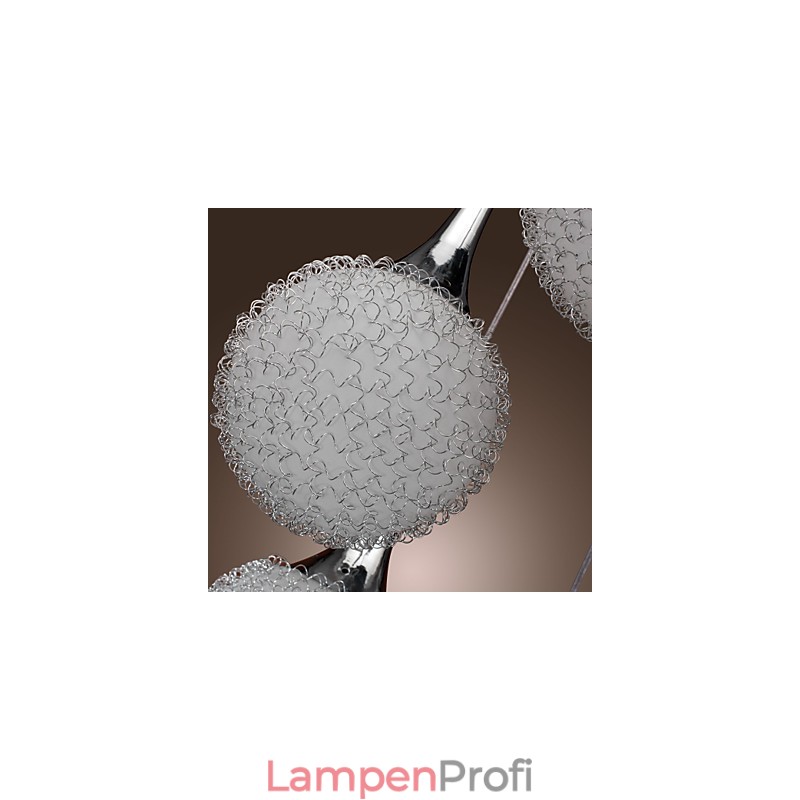 Moderner zeitgenössischer Globus, galvanisiertes Metall, Unterputzmontage