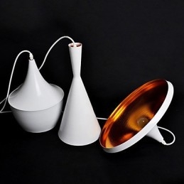 Pendelleuchte aus bemaltem Metall im Mini-Stil