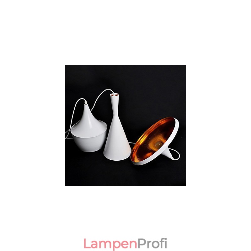 Pendelleuchte aus bemaltem Metall im Mini-Stil