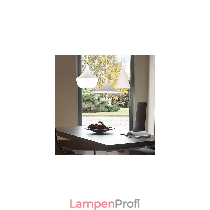 Pendelleuchte aus bemaltem Metall im Mini-Stil