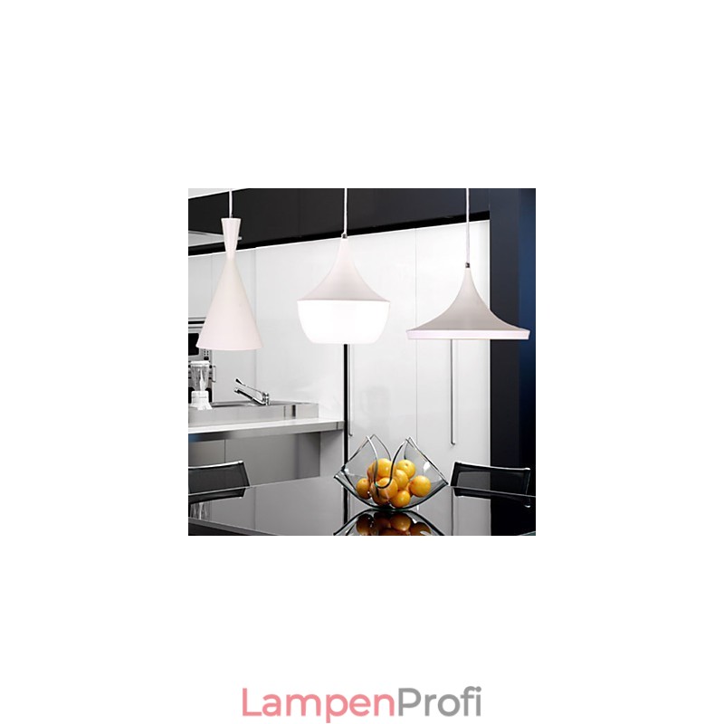 Pendelleuchte aus bemaltem Metall im Mini-Stil