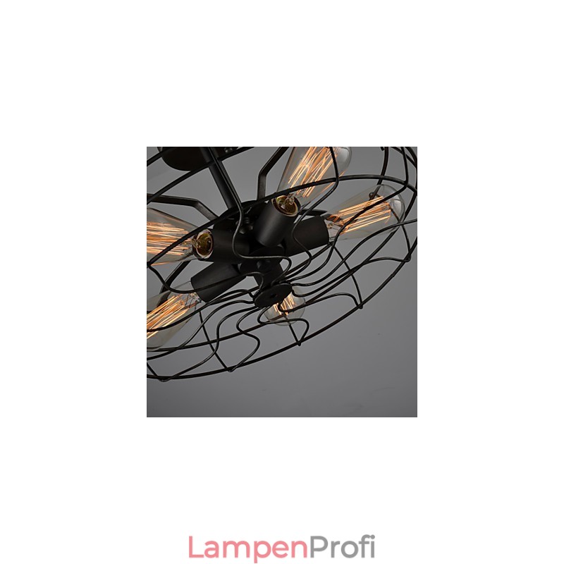 Loft Vintage Kreative Beleuchtung Lampen Amerikanischen Land Stil Minimalistischen Eisen Industrielle Fan Kronleuchter