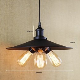 Pendelleuchten Traditionell Klassisch Vintage Retro Landhaus Garage Metall