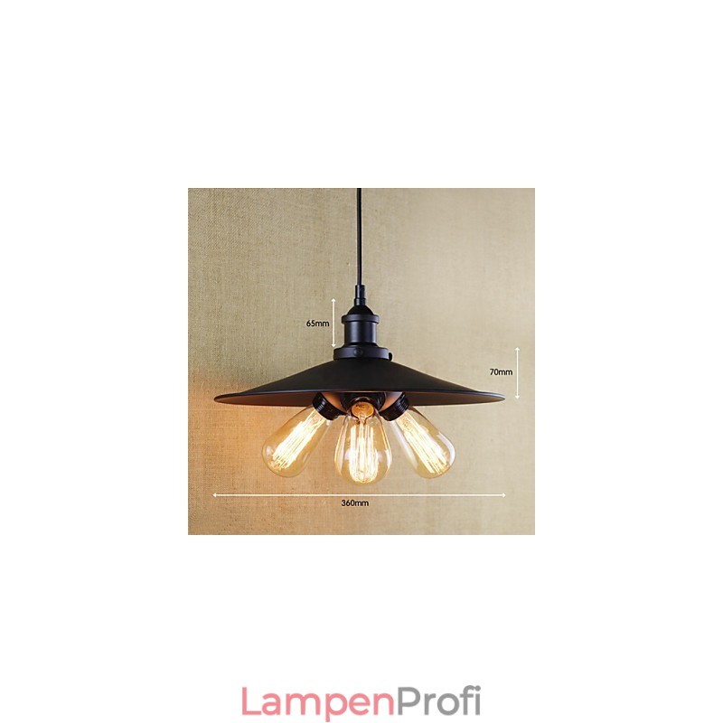 Pendelleuchten Traditionell Klassisch Vintage Retro Landhaus Garage Metall