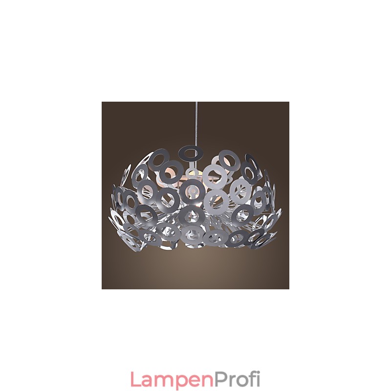 Moderne Pendelleuchte mit kreisförmigem Lampenschirm