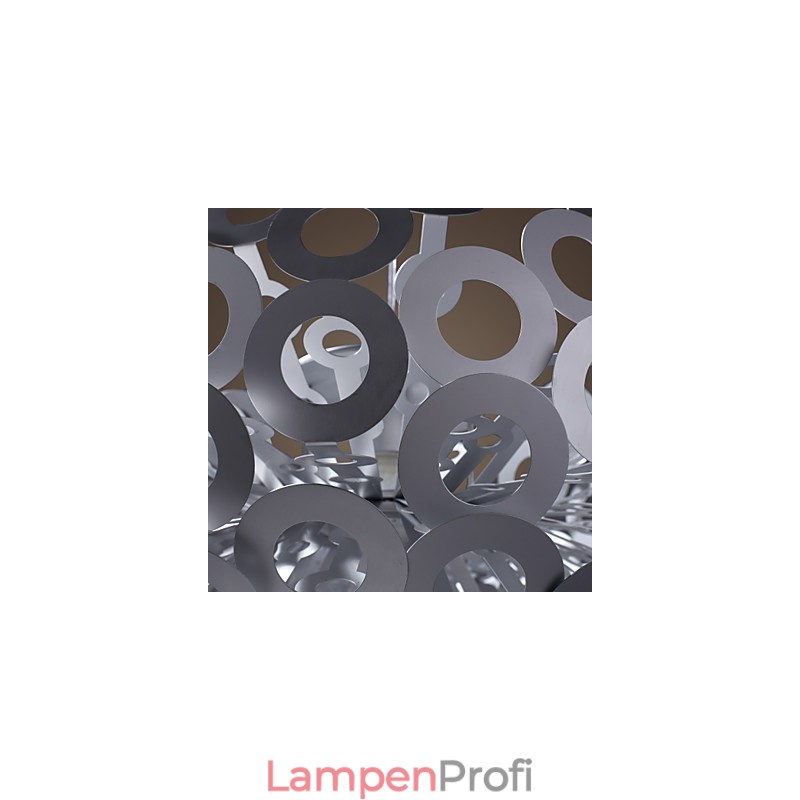 Moderne Pendelleuchte mit kreisförmigem Lampenschirm