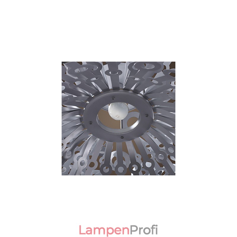 Moderne Pendelleuchte mit kreisförmigem Lampenschirm