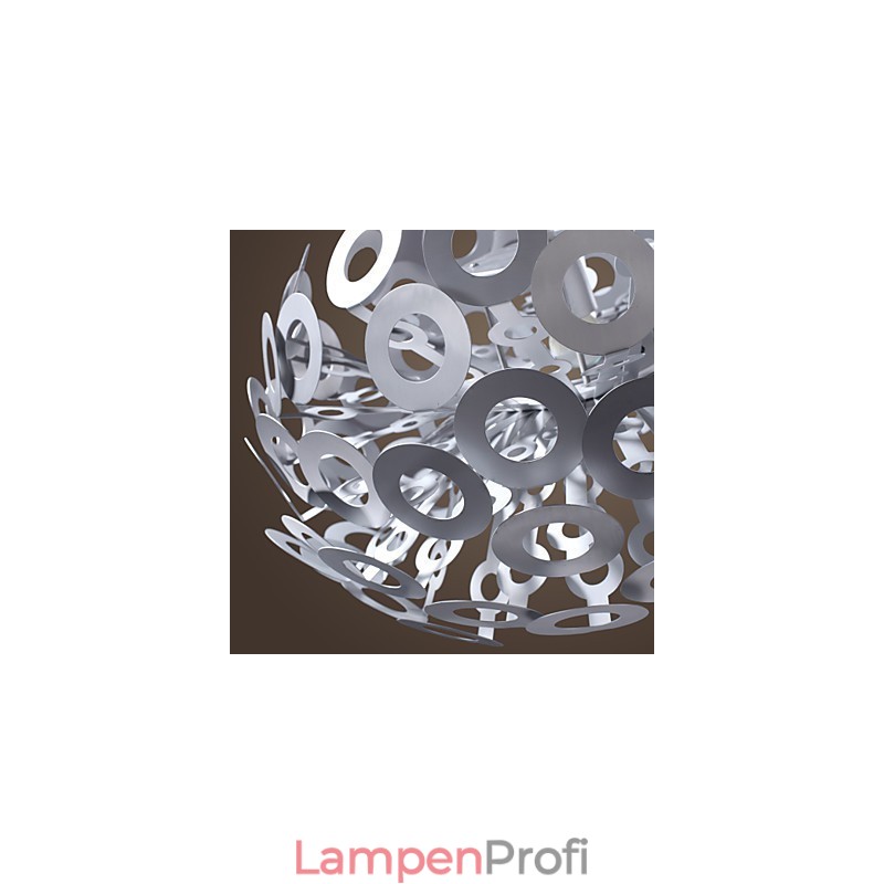 Moderne Pendelleuchte mit kreisförmigem Lampenschirm
