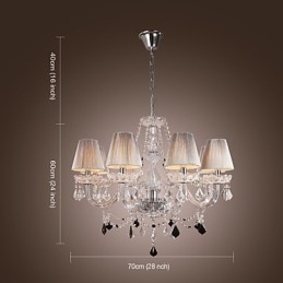 Kronleuchter Kristall Luxus Modernes Wohnen 8 Lichter