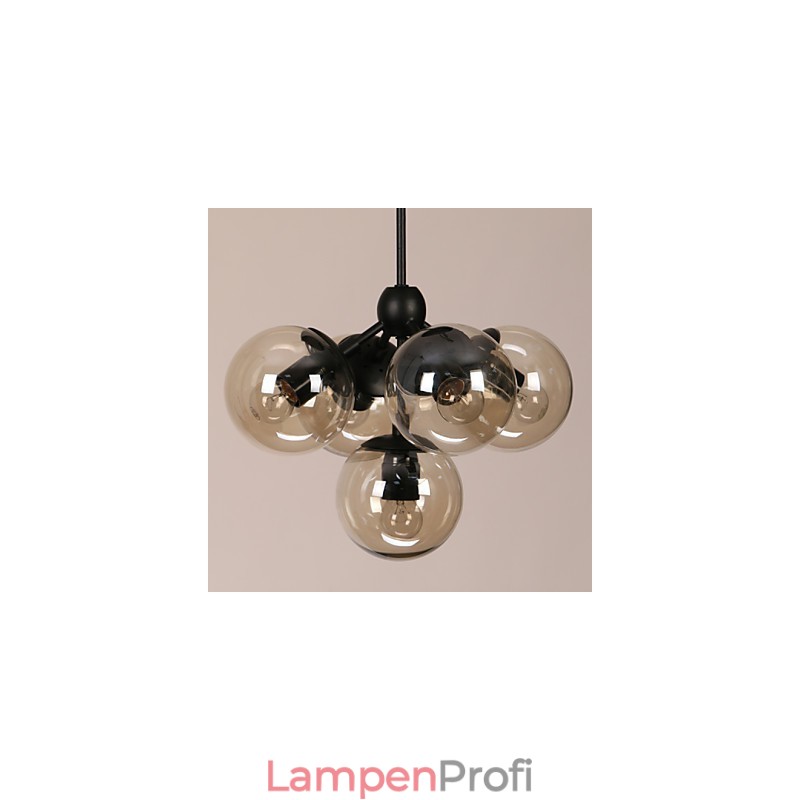 Kronleuchter 5 Lichter Glas Ball Lichter Retro Im Freien Garage Metall