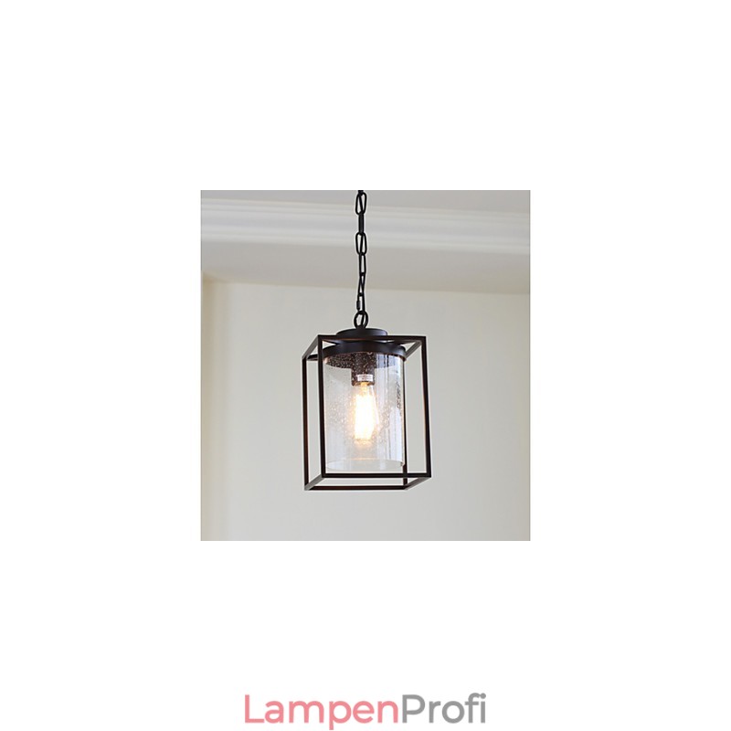Quadratischer Rahmen der Glasdecke im nordischen Landhausstil
