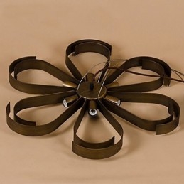 Amerikanische Country Iron Industrial Wind Flower Pendelleuchte