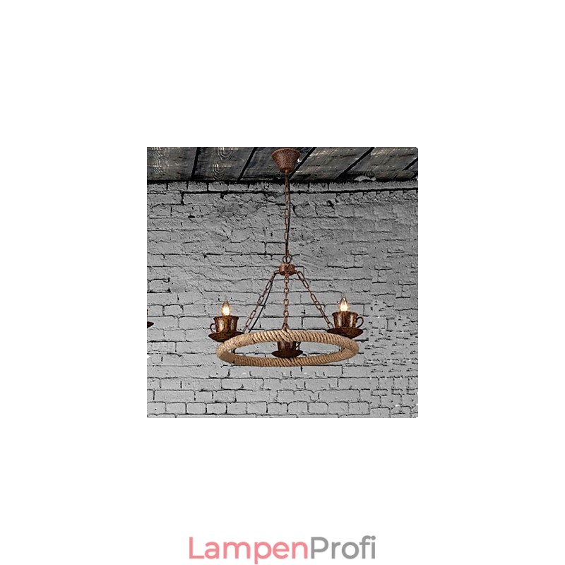 Keramikindustrie Wind Seil Kronleuchter RetroLron Kronleuchter Simple3