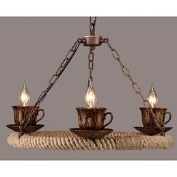 Keramikindustrie Wind Seil Kronleuchter RetroLron Kronleuchter Simple3