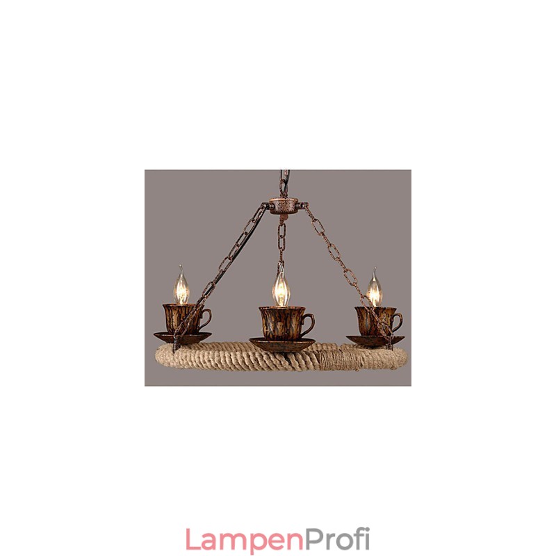 Keramikindustrie Wind Seil Kronleuchter RetroLron Kronleuchter Simple3