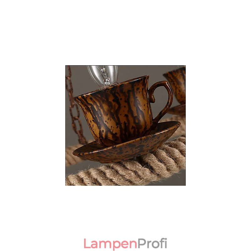 Keramikindustrie Wind Seil Kronleuchter RetroLron Kronleuchter Simple3