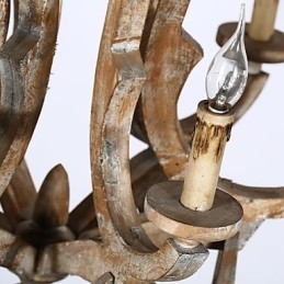 Kronleuchter aus Metall im Mini-Stil im Vintage-Retro-Stil