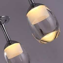 Pendelleuchten 3 Lichter Lange Rückplatte Modern Zeitgenössisch