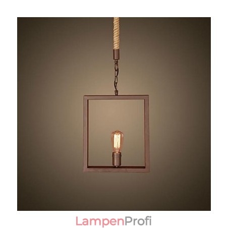 Traditionelle klassische rustikale Lodge Vintage Retro Country Metall Pendelleuchte