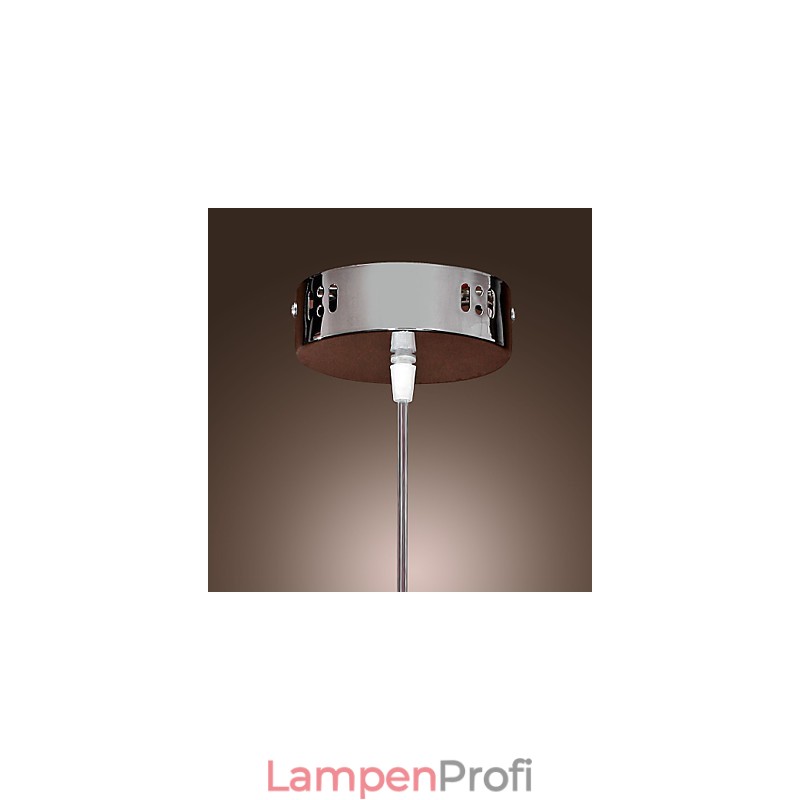 Moderne Pendelleuchte im zeitgenössischen Globe-Mini-Stil aus galvanisiertem Metall