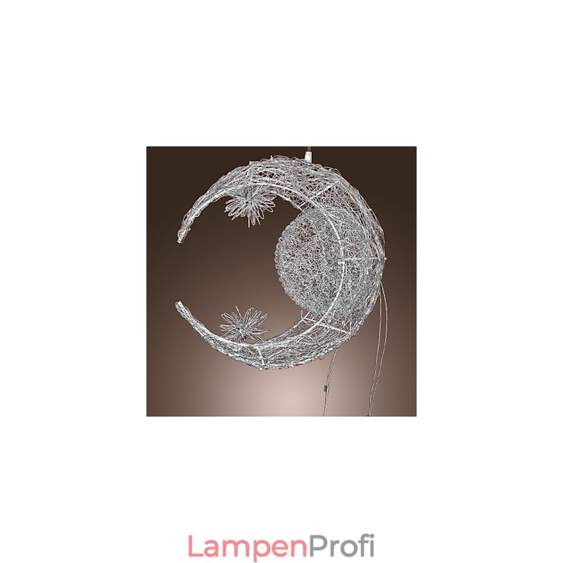 Moderne Pendelleuchte im zeitgenössischen Globe-Mini-Stil aus galvanisiertem Metall