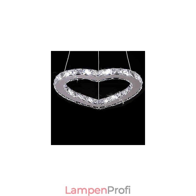 Moderner zeitgenössischer Kronleuchter aus Kristall und Chrommetall