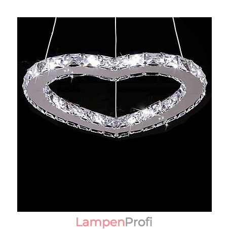 Moderner zeitgenössischer Kronleuchter aus Kristall und Chrommetall