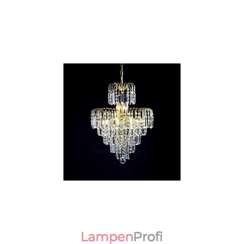 Luxus-Kronleuchter im europäischen Stil mit 6 Lichtern in Kronenform