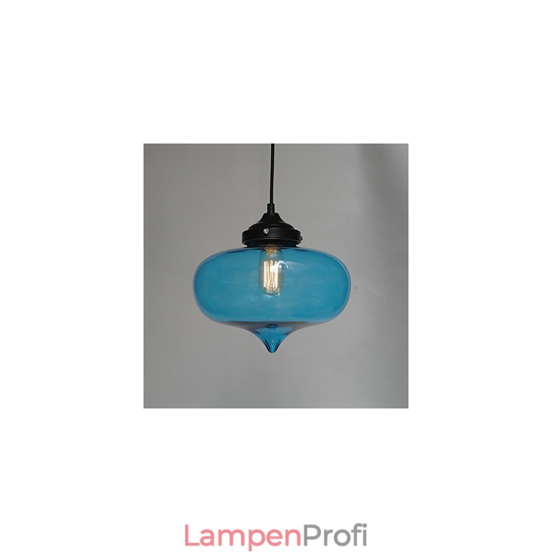 Bubble Design Pendelleuchte 1 Licht mit transparentem Schirm