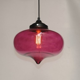 Bubble Design Pendelleuchte 1 Licht mit transparentem Schirm
